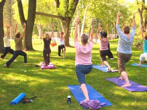 caregiver retreat pic 2 yoga