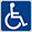 wheelchair accessible logo